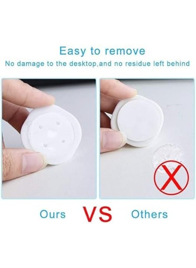 "Multi-purpose cable organizer for arranging and managing all types of cables and connectors for computers, receivers, chargers, and household devices. The pack contains 10 pieces in different sizes to fit all dimensions (OM)." - Image 4